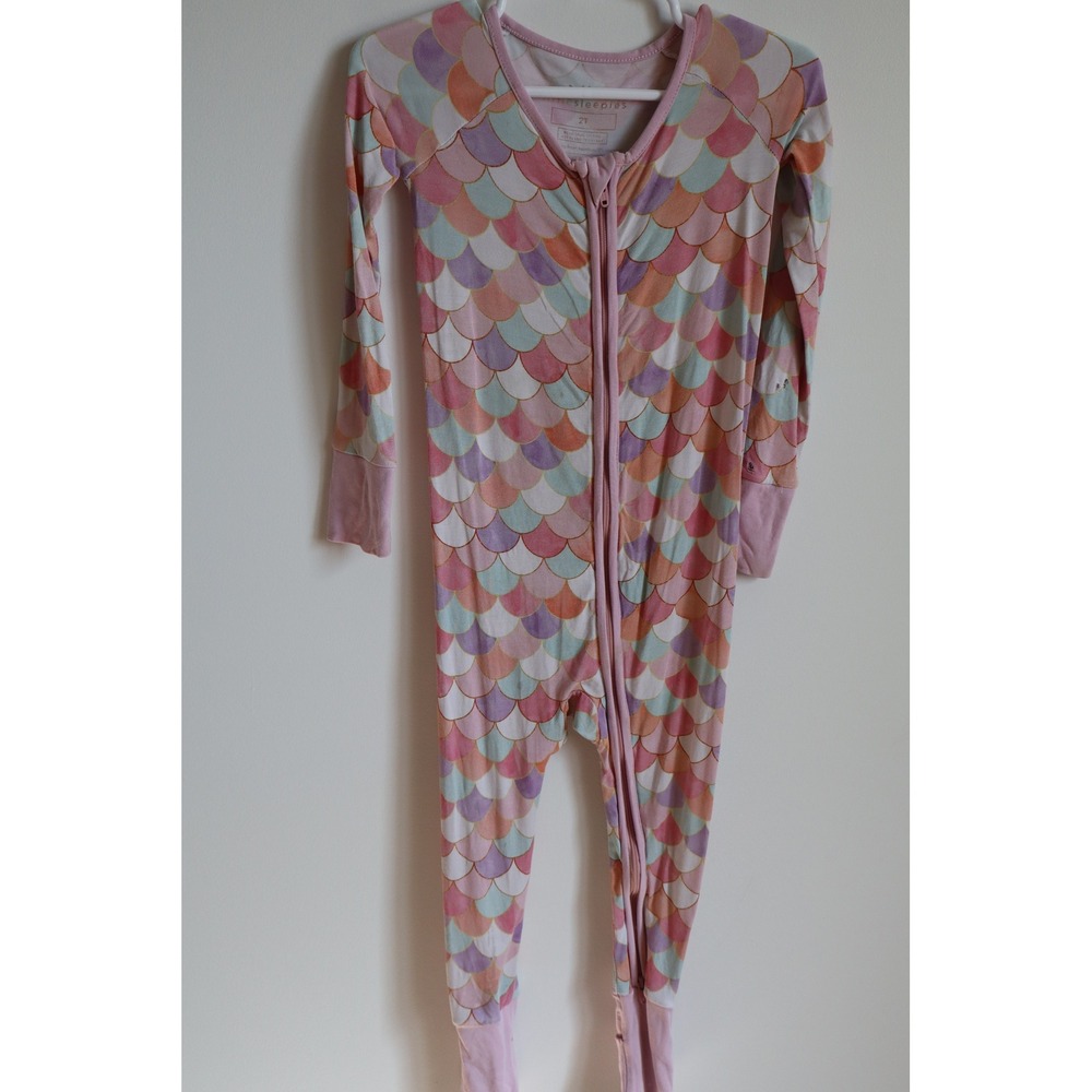 Little Sleepies Mermaid Scales Zippy 2T